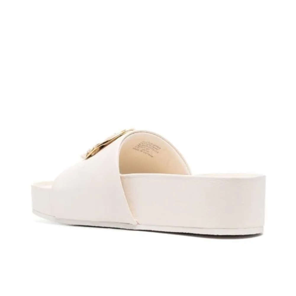 Tory Burch Double-T Platform Leather Slides - image 7